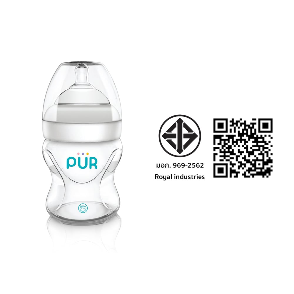 ขวดนม PUR ADVANCED WIDE NECK ขนาด 5 ออนซ์/150 มล._6